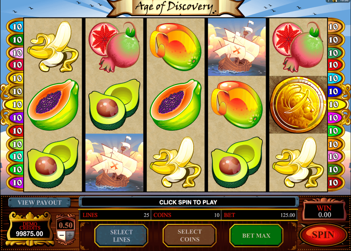 age of discovery microgaming slot machine 
