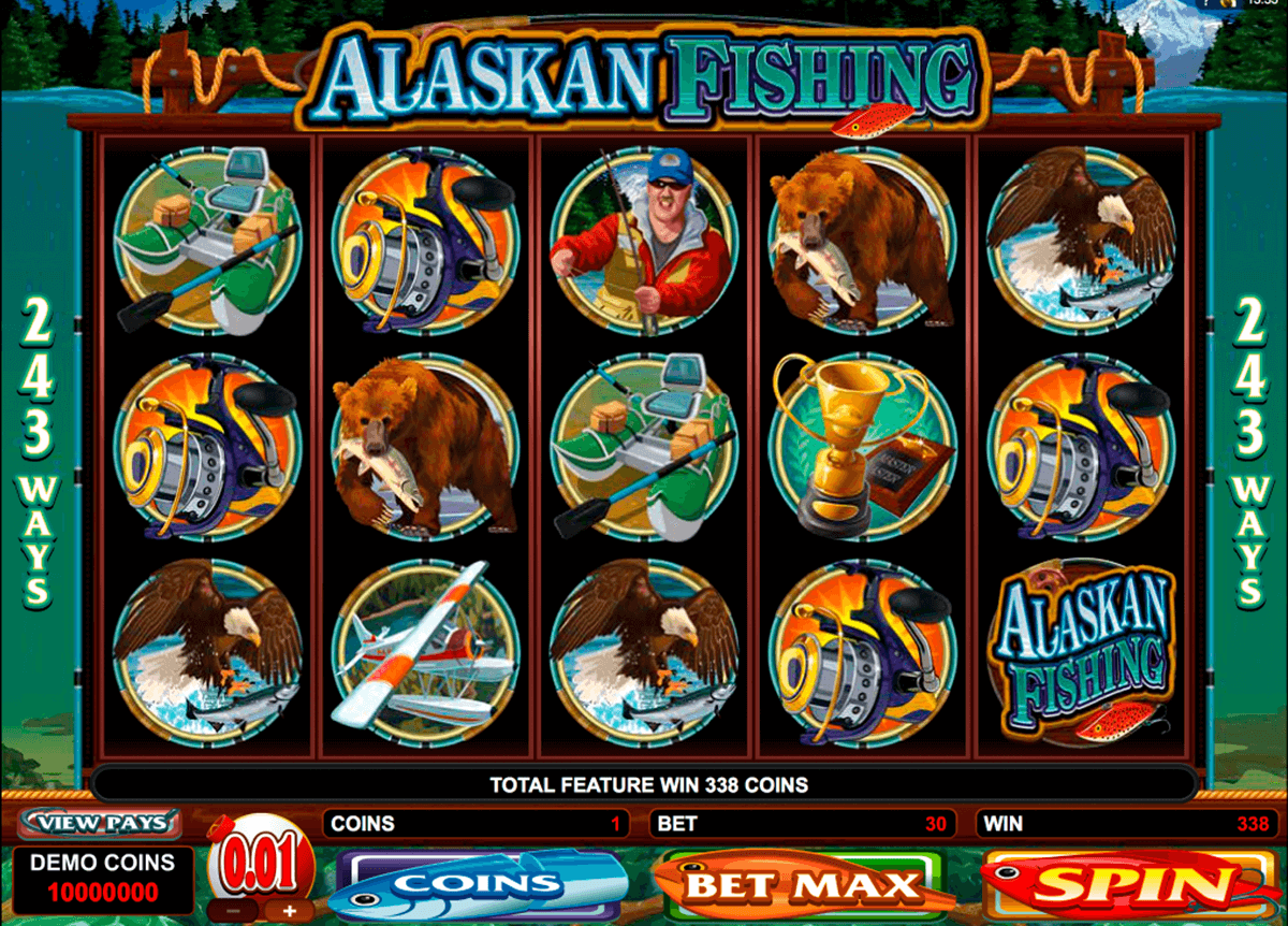 alaskan fishing microgaming slot machine 