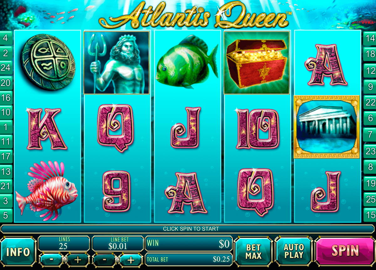 atlantis queen playtech slot machine 