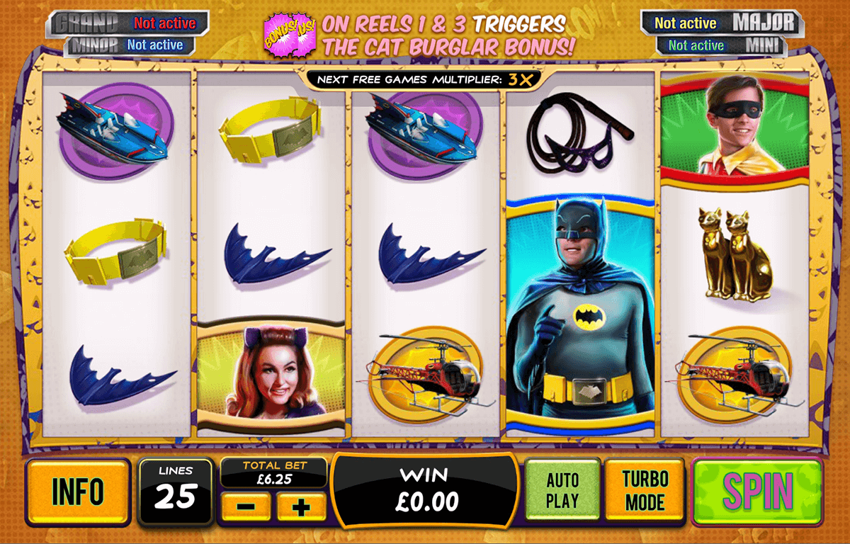 batman catwoman cash playtech slot machine 
