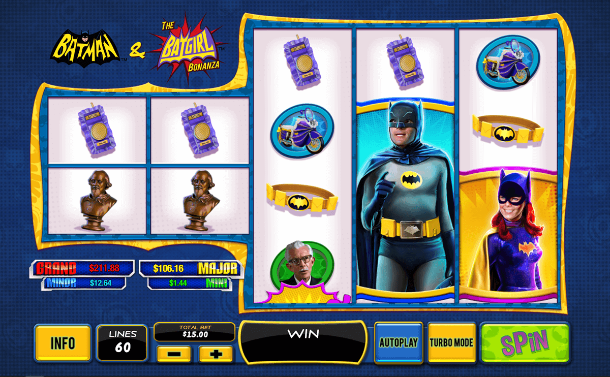 batman the batgirl bonanza playtech slot machine 