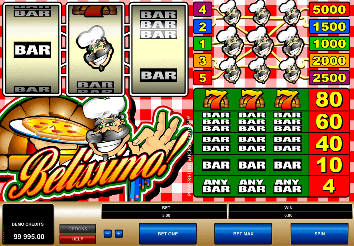 belissimo microgaming slot machine 
