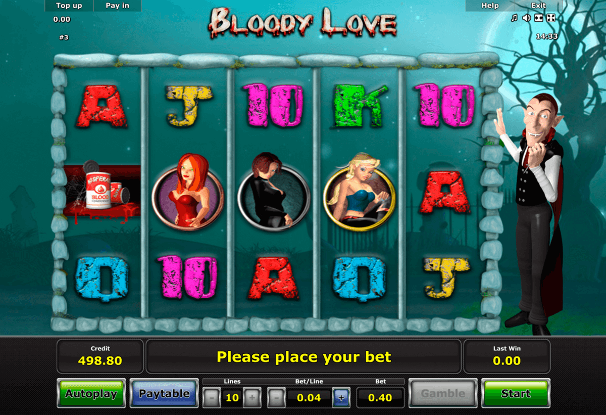 bloody love novomatic slot machine 