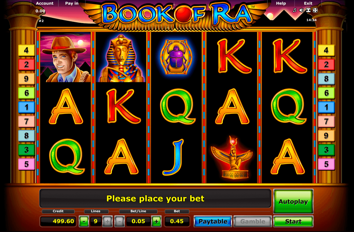 book of ra novomatic slot machine 