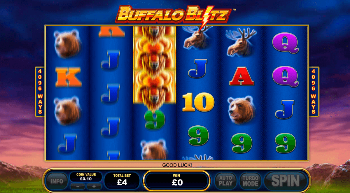 buffalo blitz playtech slot machine 