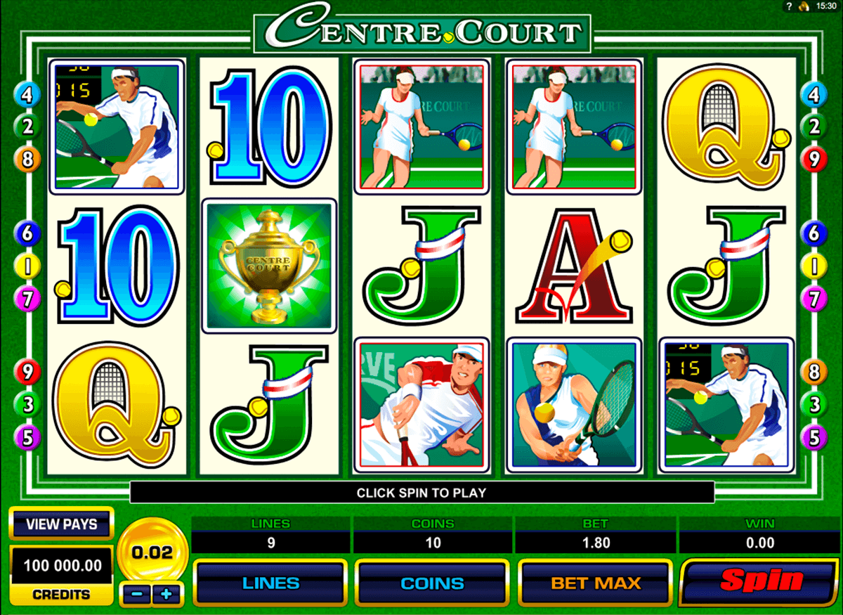 centre court microgaming slot machine 
