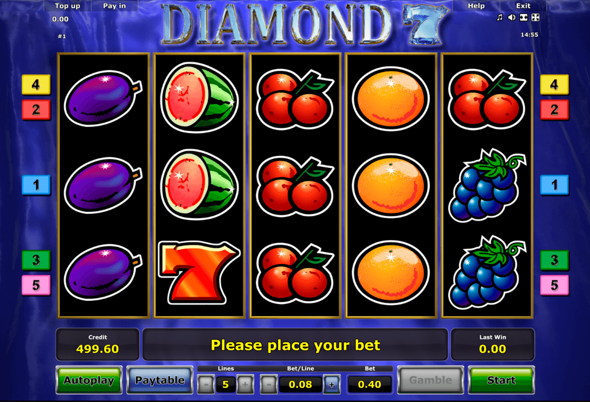 diamond 7 novomatic slot machine 