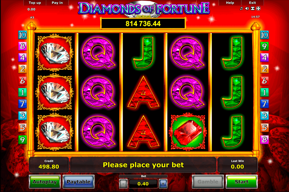 diamonds of fortune novomatic slot machine 