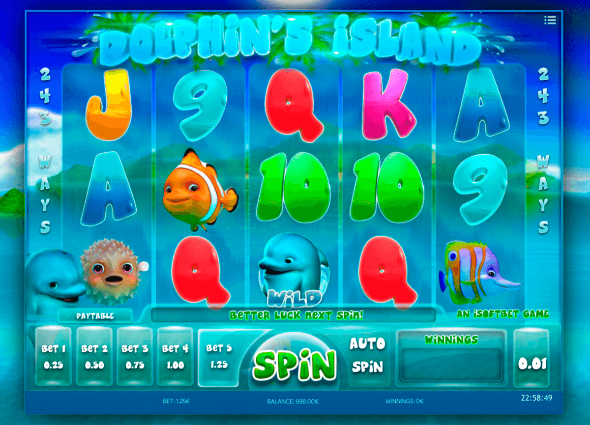 dolphins island isoftbet slot machine 