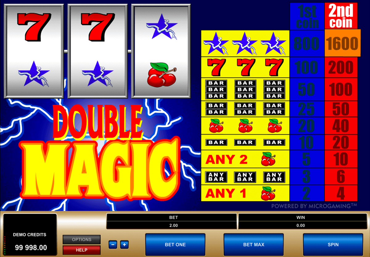 double magic microgaming slot machine 