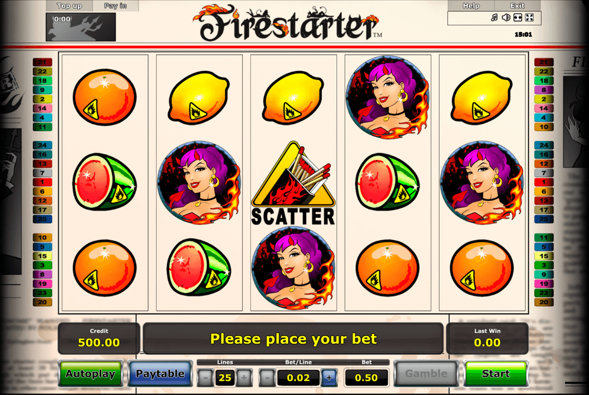 firestarter novomatic slot machine 