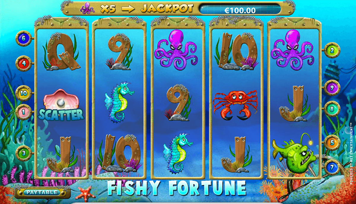 fishy fortune netent slot machine 