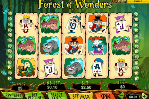 forest of wonder playtech slot machine 