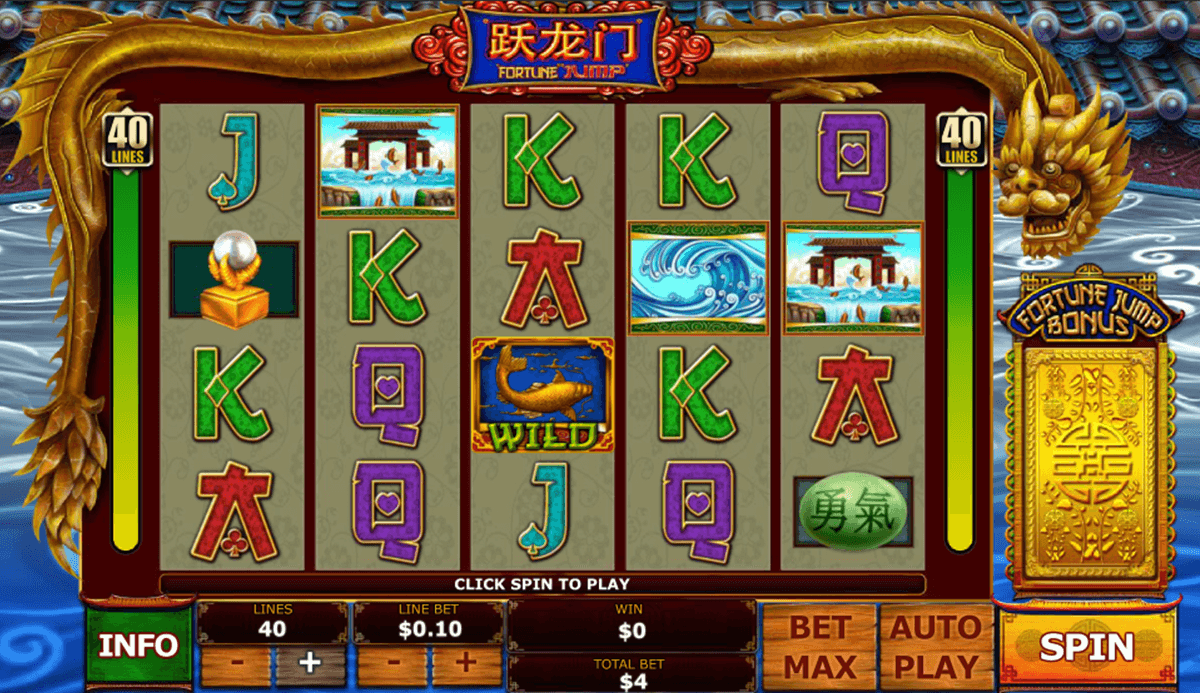 fortune jump playtech slot machine 