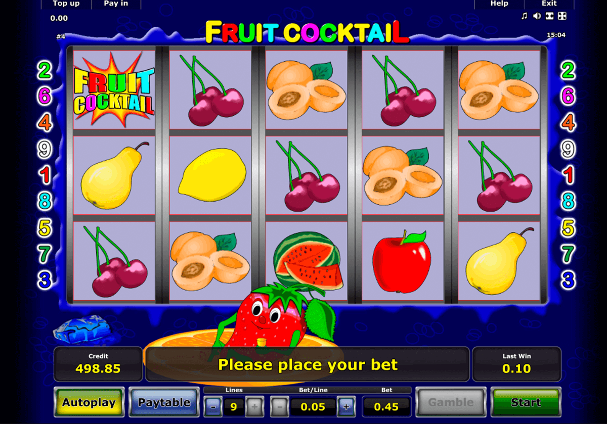fruit cocktail novomatic slot machine 