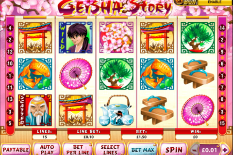 geisha story playtech slot machine 