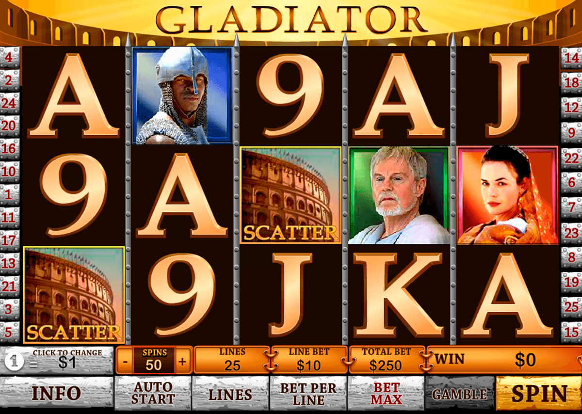 gladiator playtech slot machine 