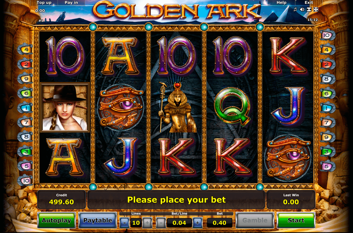 golden ark novomatic slot machine 