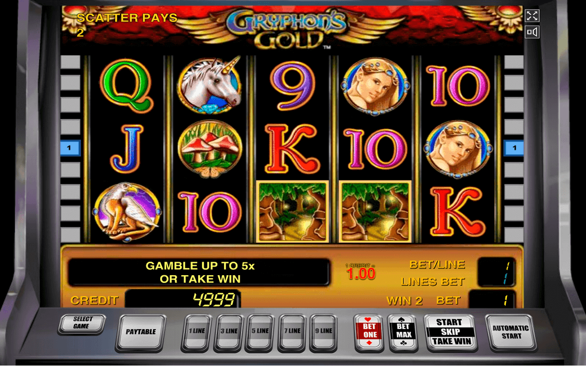 slot machines online gryphon´s gold deluxe