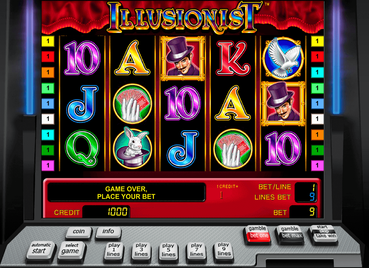 illusionist novomatic slot machine 