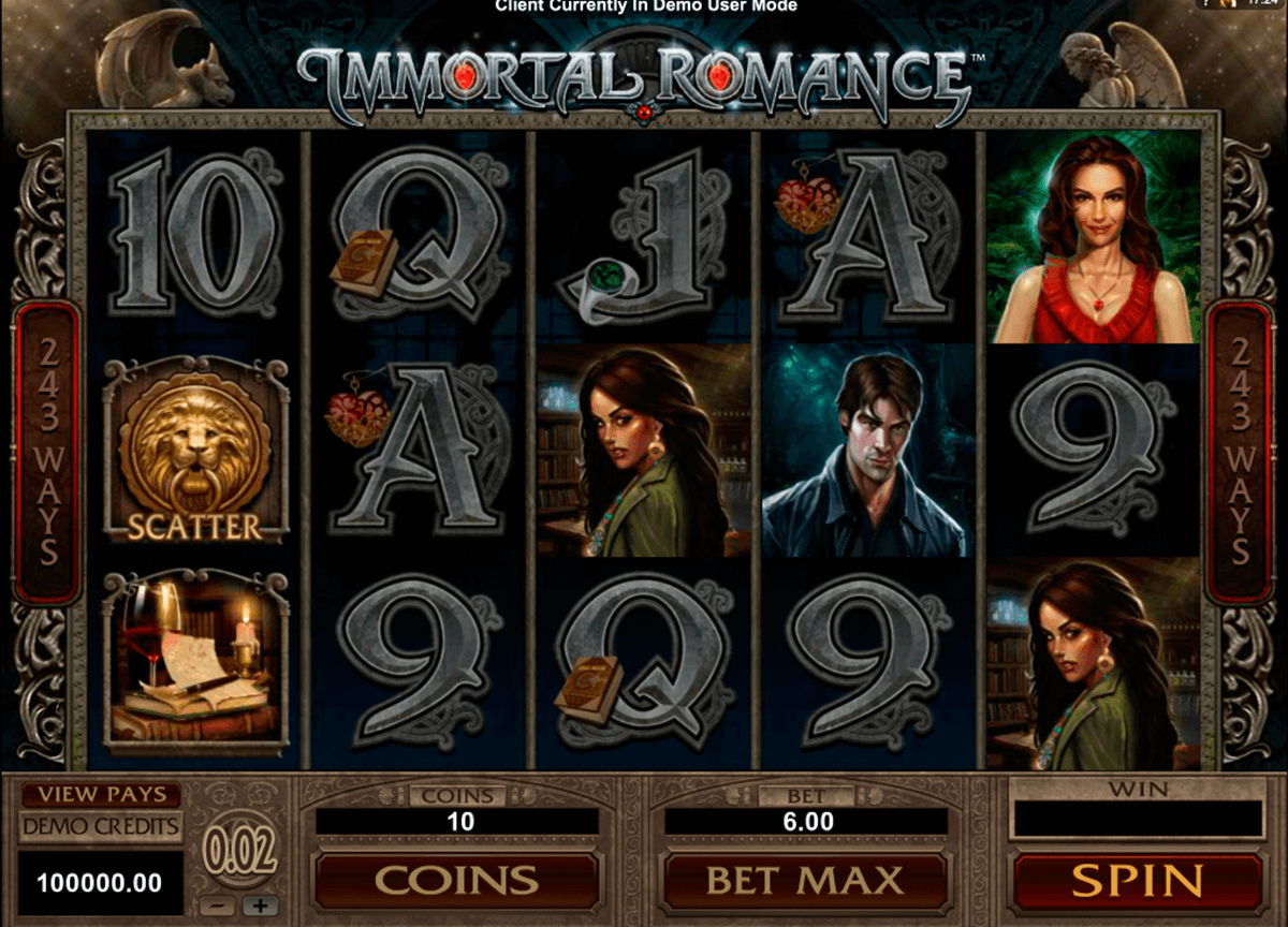 immortal romance microgaming slot machine 