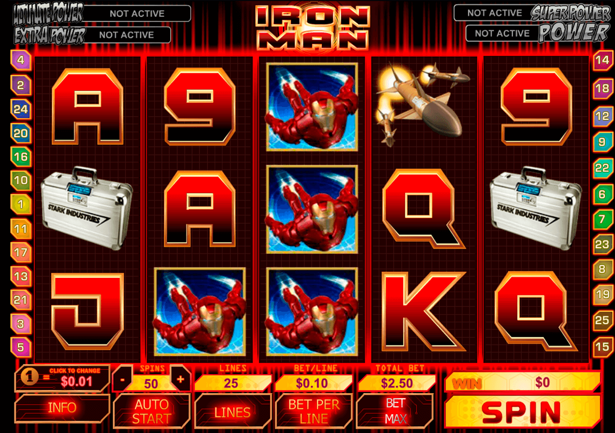 iron man playtech slot machine 