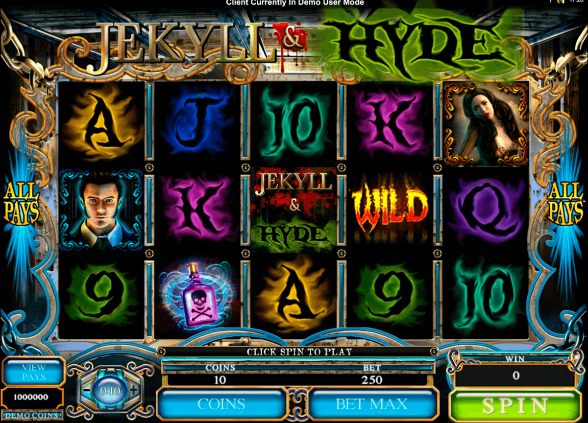 jekyll hyde microgaming slot machine 