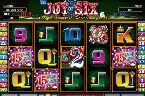 joy of six microgaming slot machine 