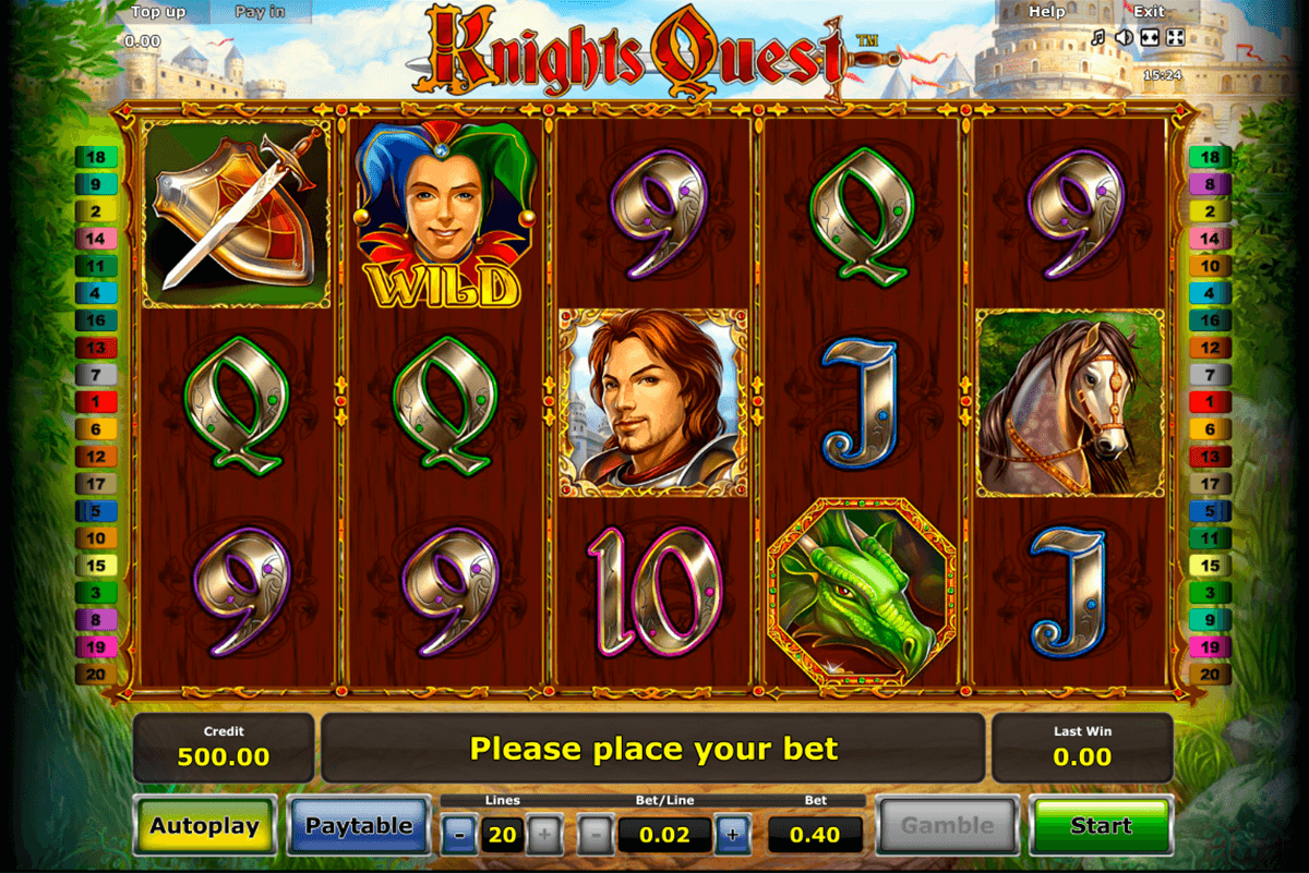 knights quest novomatic slot machine 