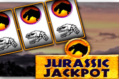 logo jurassic jackpot microgaming slot online 