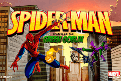logo spider man attack of the goblin playtech slot online 