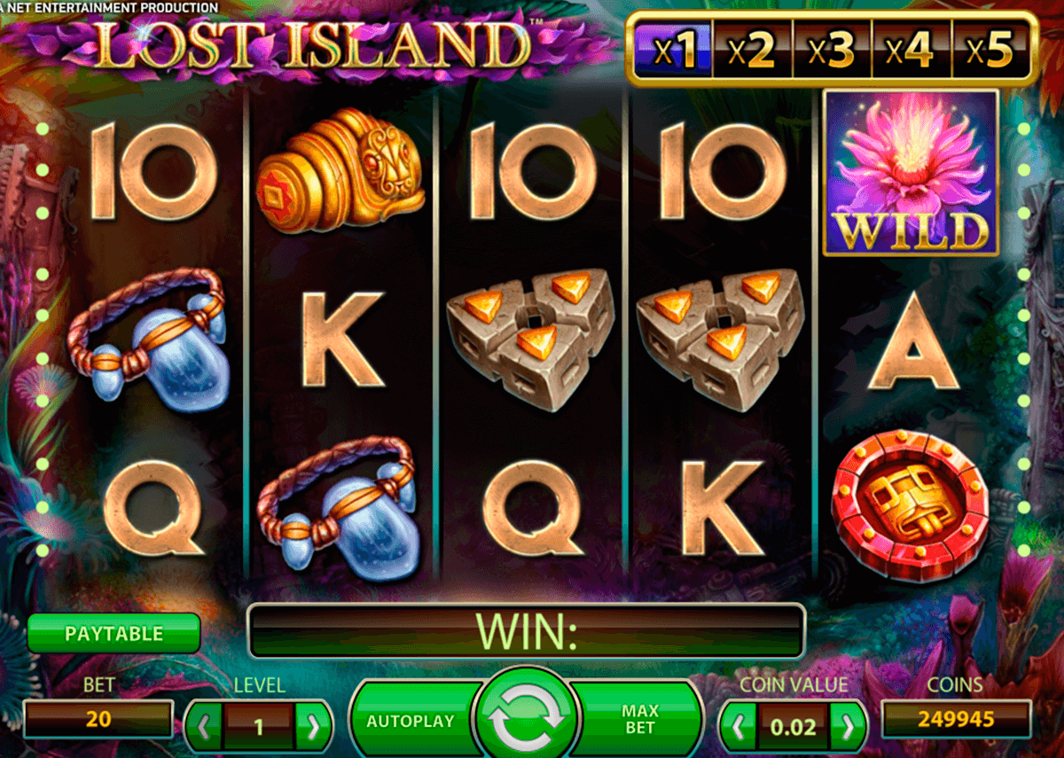 lost island netent slot machine 