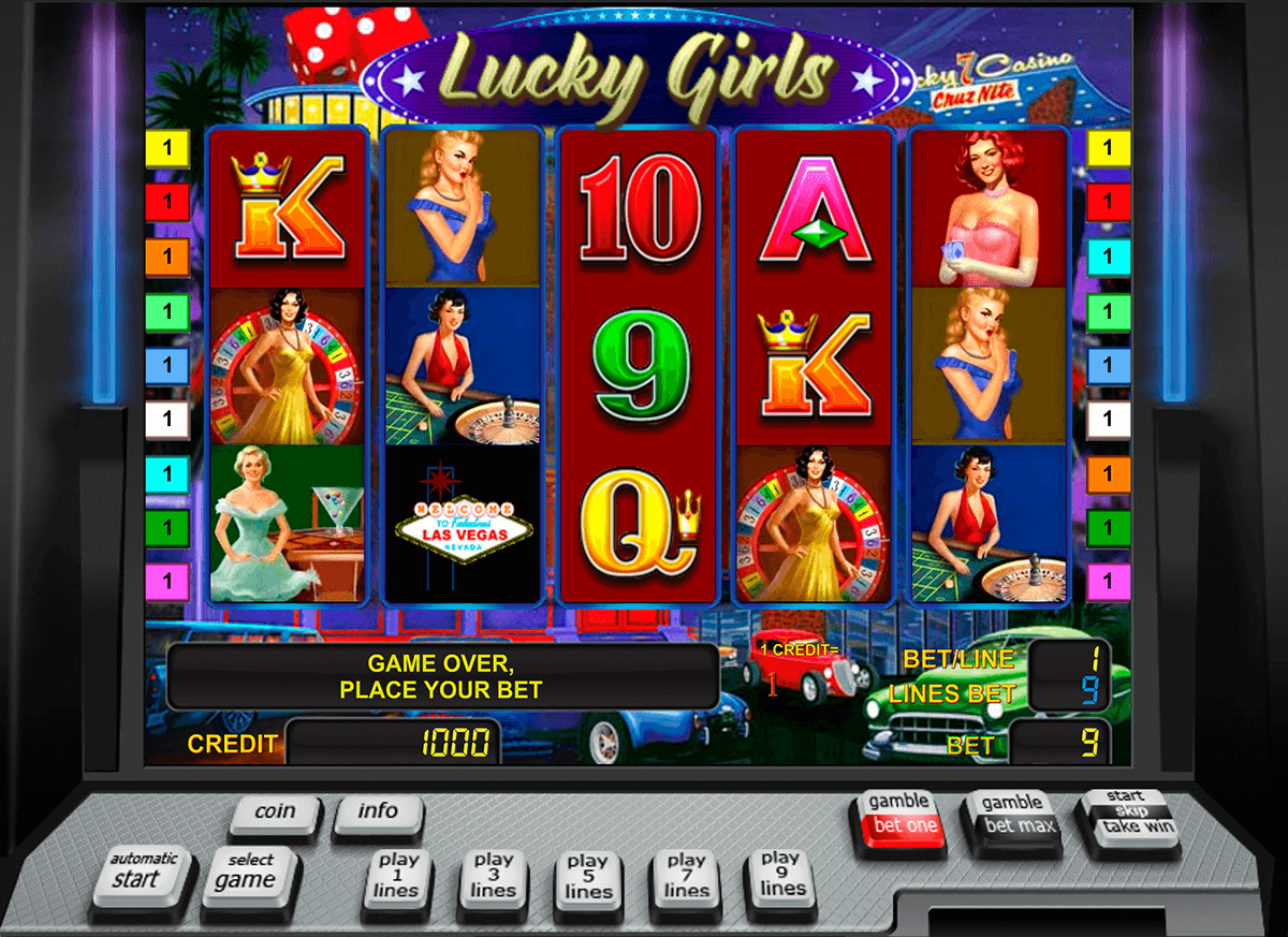 lucky girls novomatic slot machine 