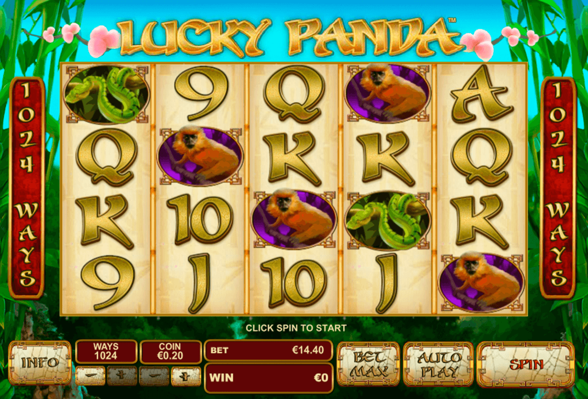 lucky panda playtech slot machine 