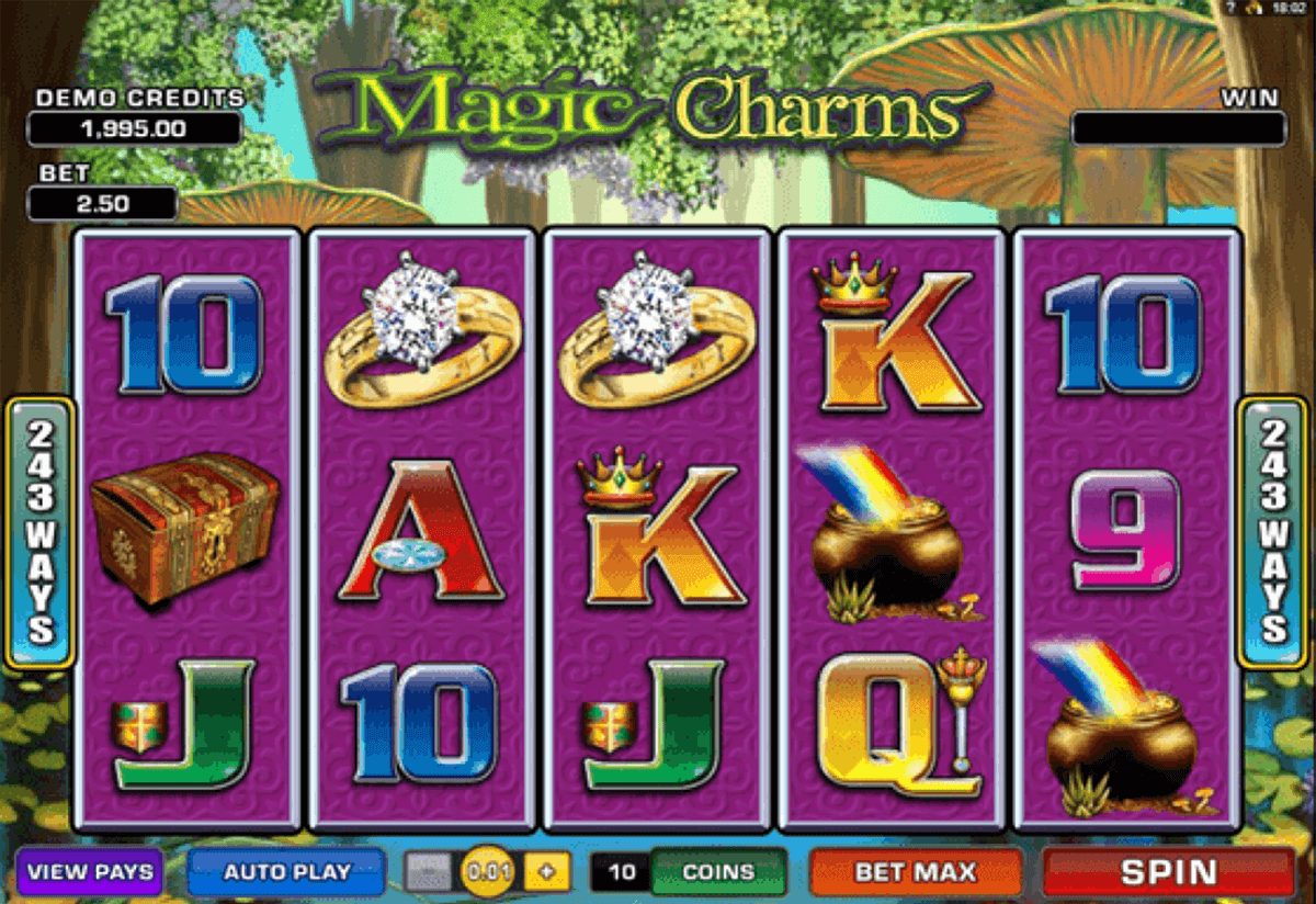 magic charms microgaming slot machine 