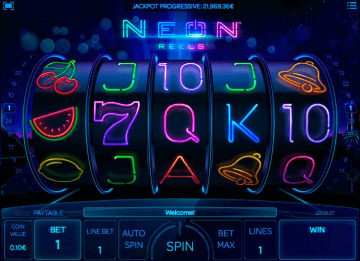 neon reels isoftbet slot machine 