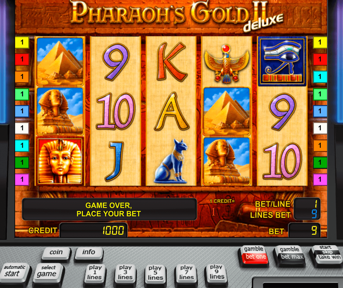 pharaohs gold ii deluxe novomatic slot machine 