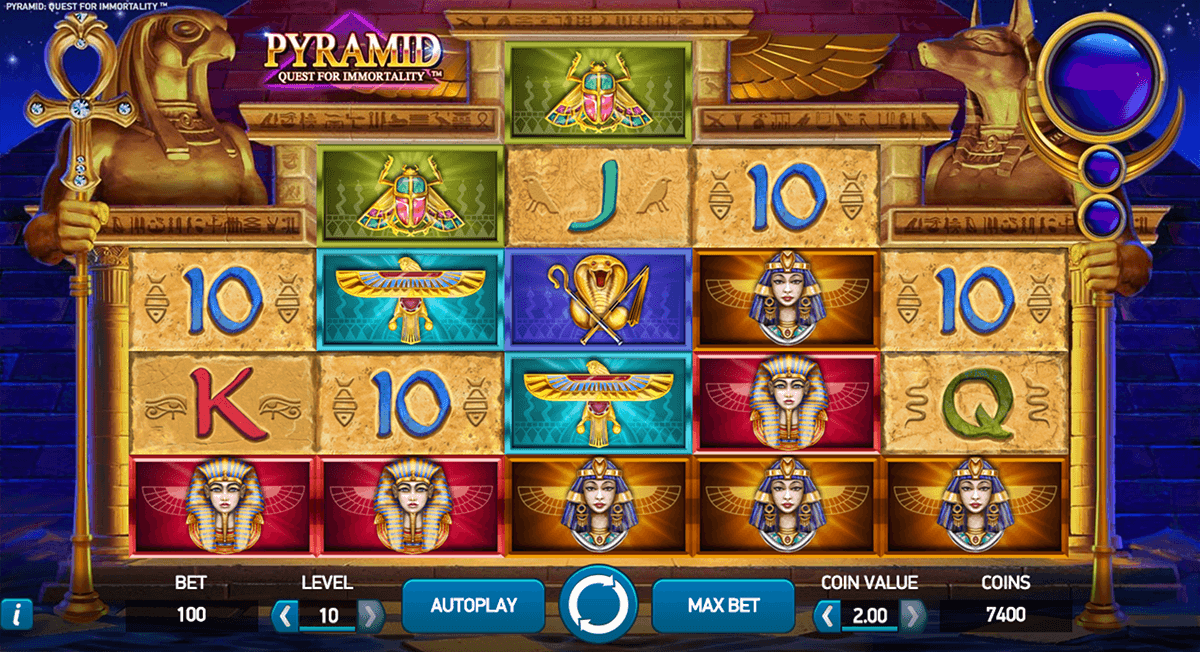 pyramid quest for immortality netent slot machine 