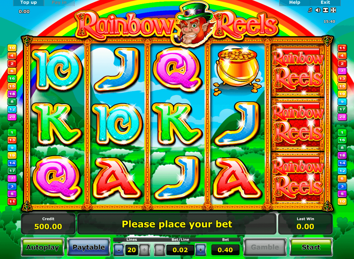 rainbow reels novomatic slot machine 