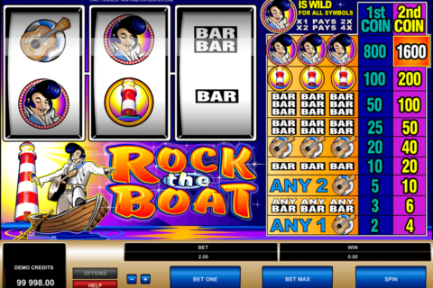 rock the boat microgaming slot machine 