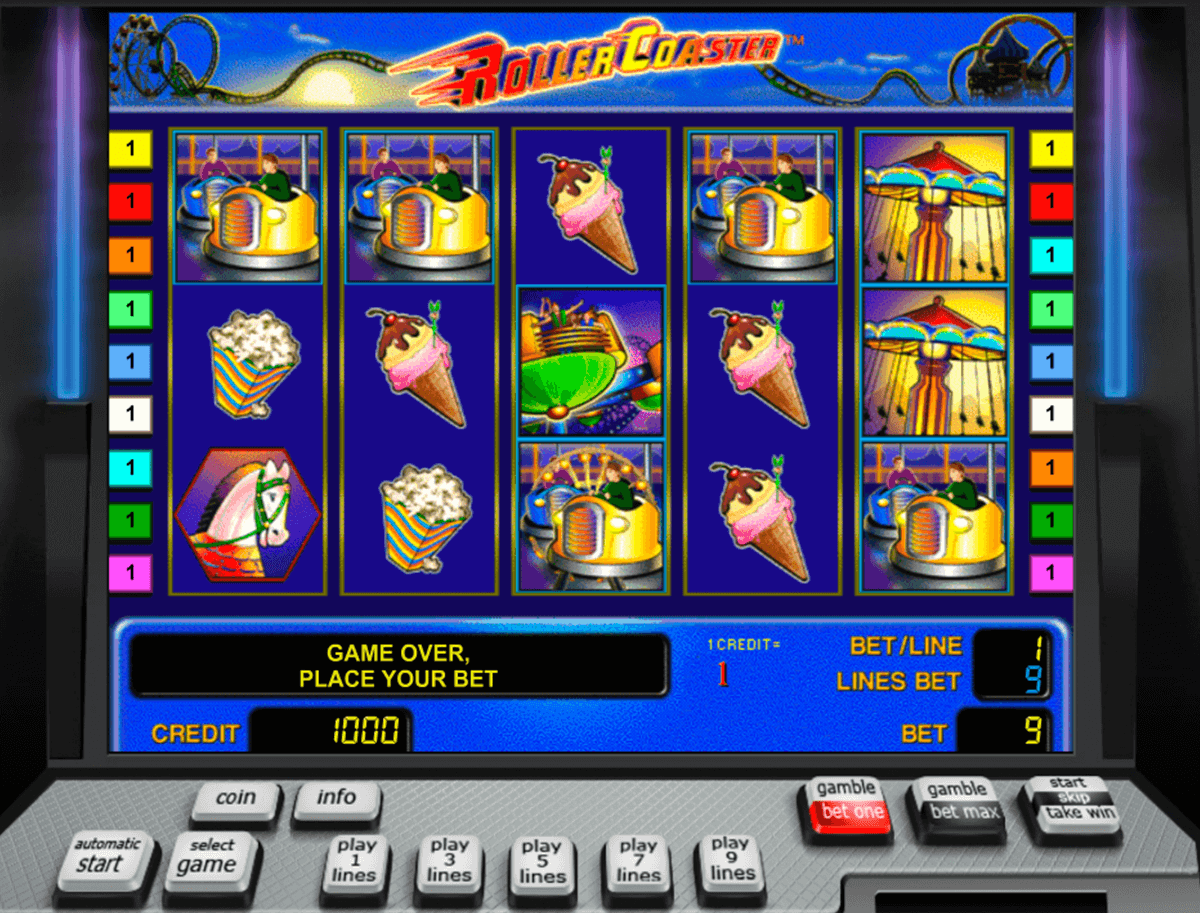 roller coaster novomatic slot machine 