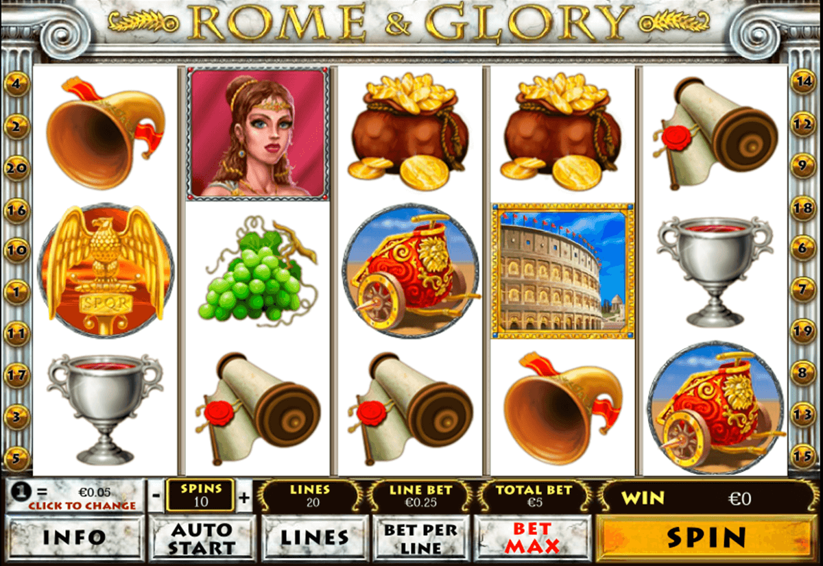 rome and glory playtech slot machine 