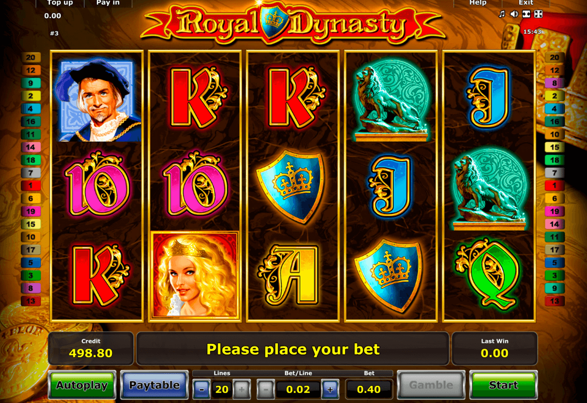 royal dynasty novomatic slot machine 