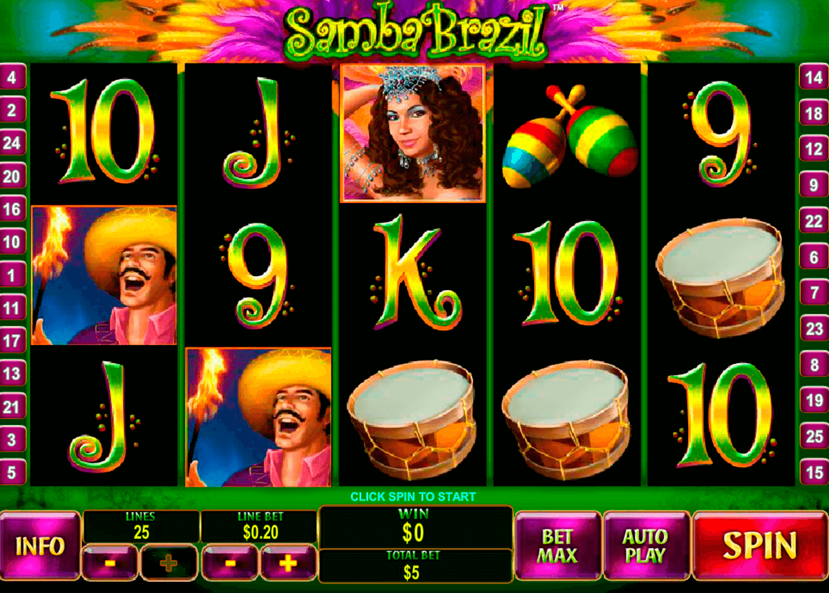 samba brazil playtech slot machine 