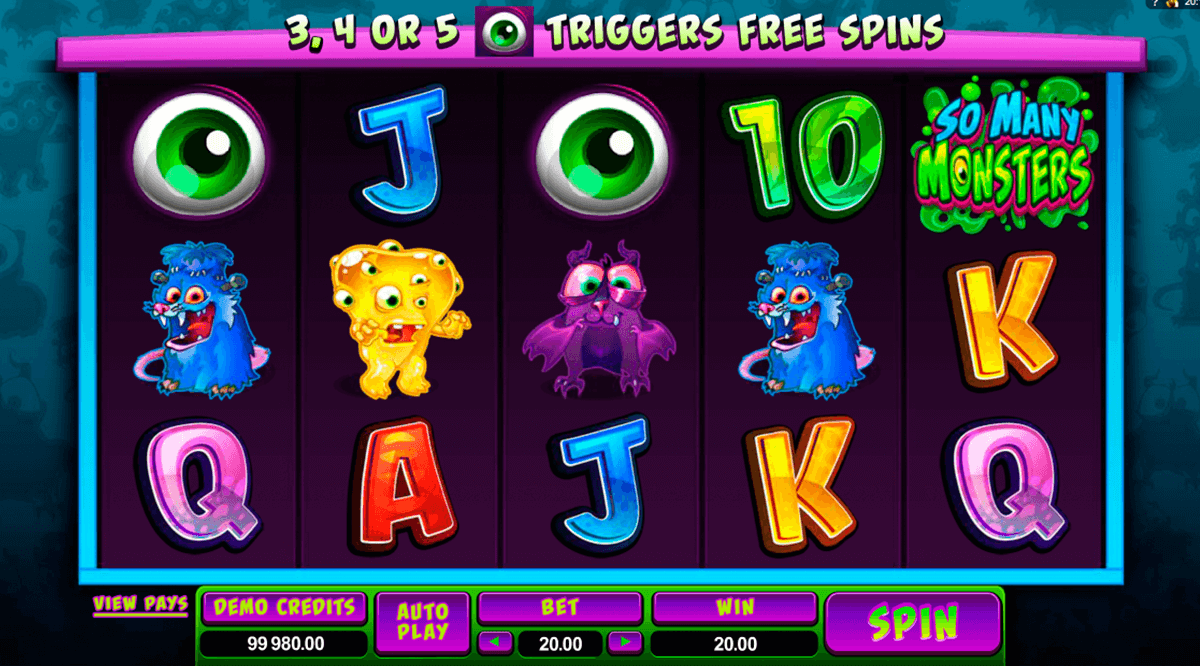 so many monsters microgaming slot machine 