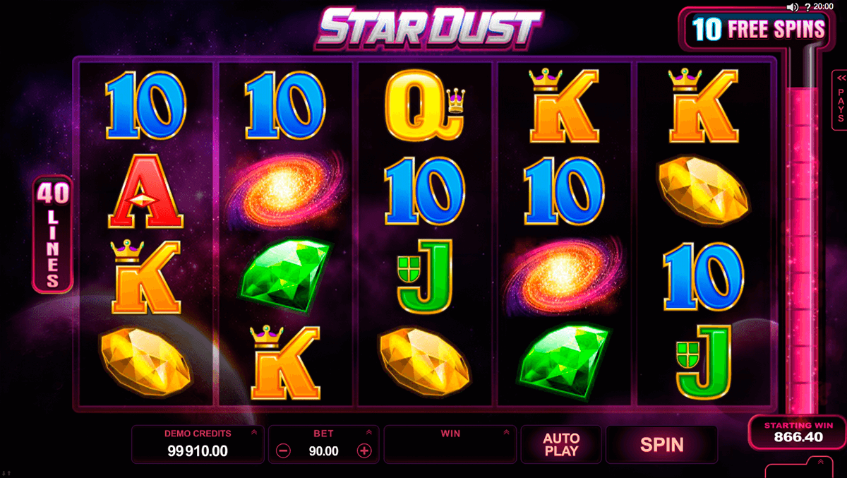 stardust microgaming slot machine 