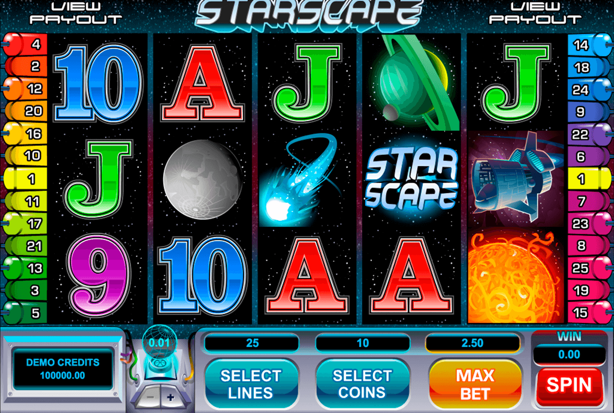 starscape microgaming slot machine 