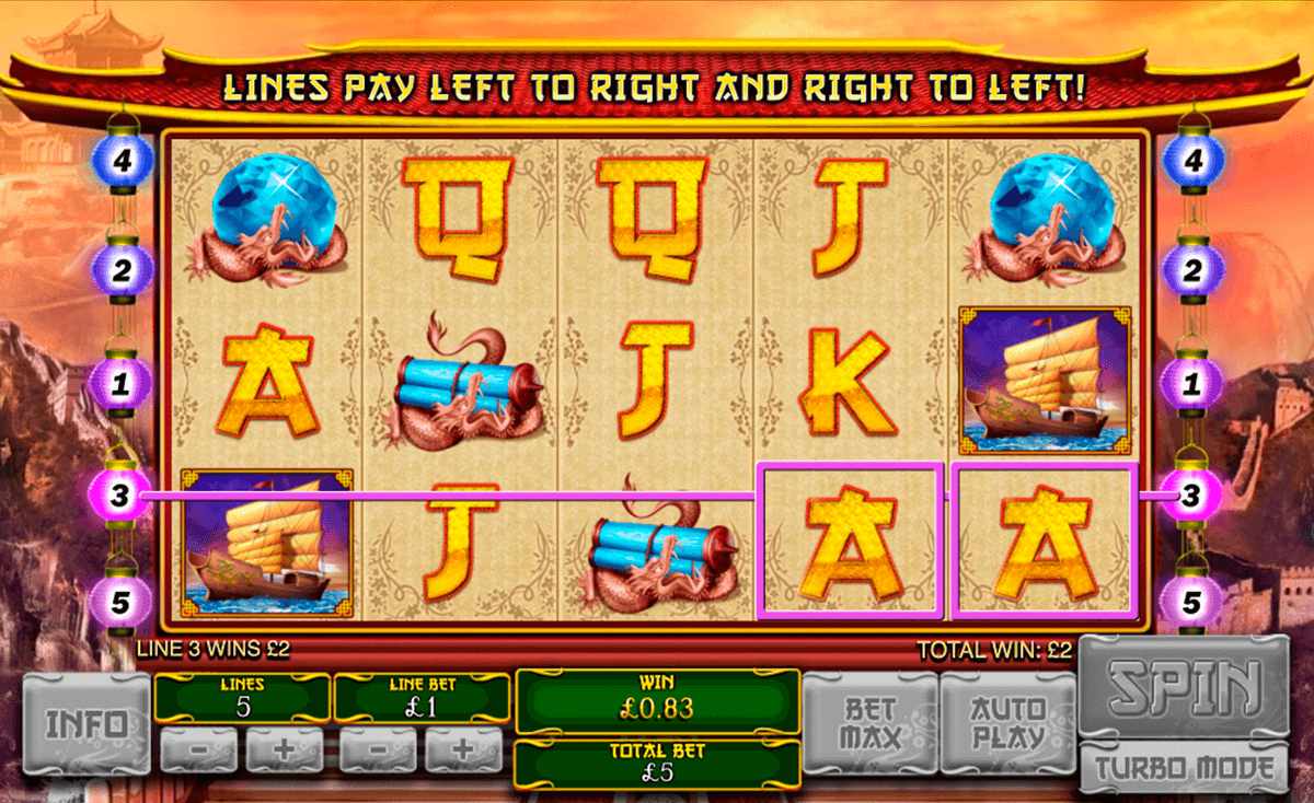 the great ming empire playtech slot machine 