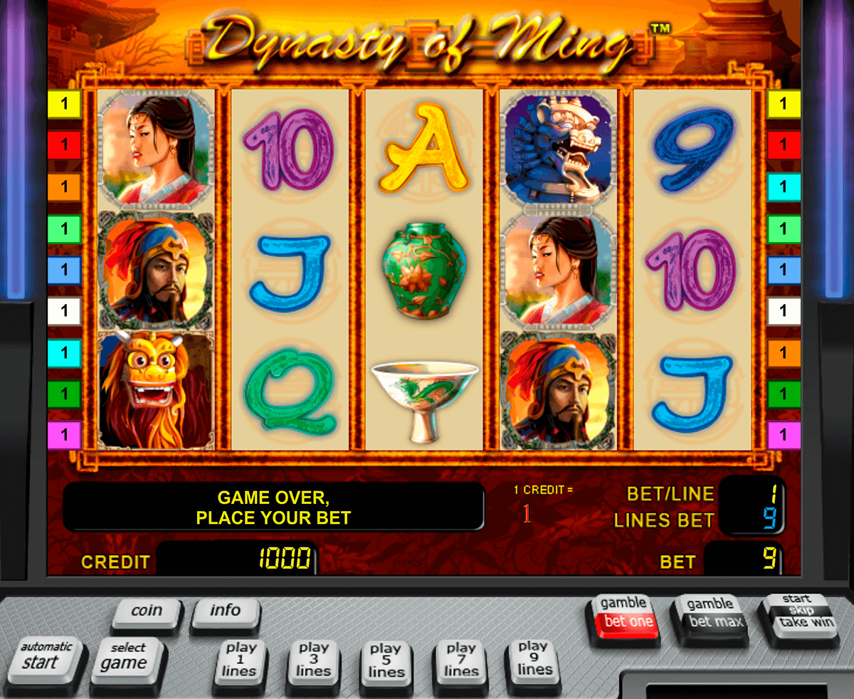 the ming dynasty novomatic slot machine 