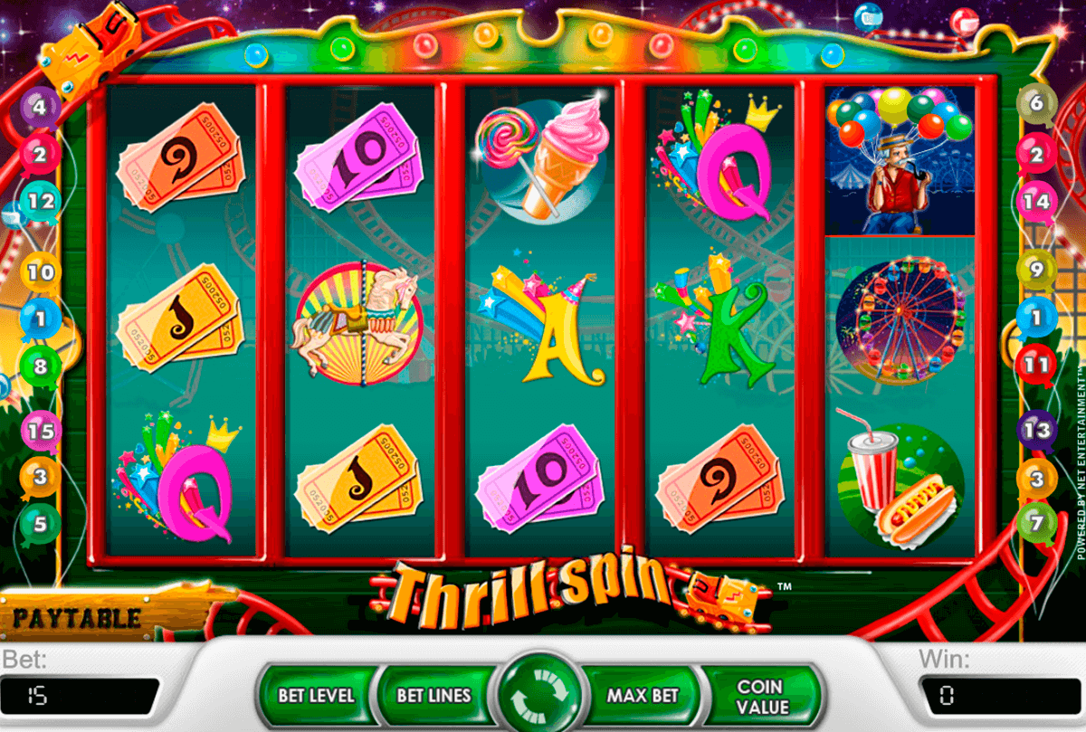 thrill spin netent slot machine 